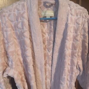 Michael Kors cotton Terry Velour ballet pink robe size